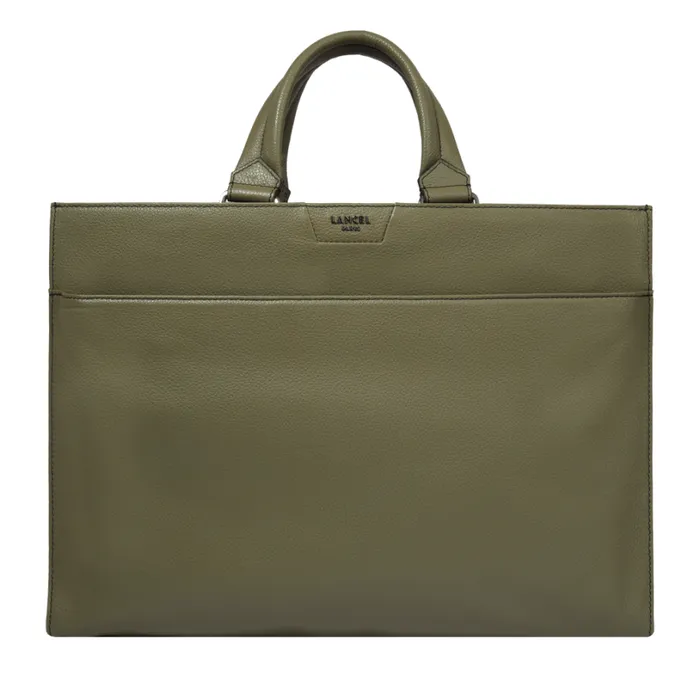14 Doc Holder Dark Khaki Men Lancel Business Bags