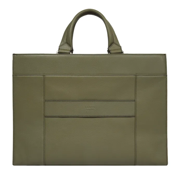 14 Doc Holder Dark Khaki Men Lancel Business Bags