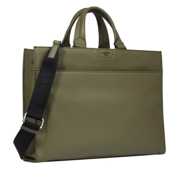 14 Doc Holder Dark Khaki Men Lancel Business Bags