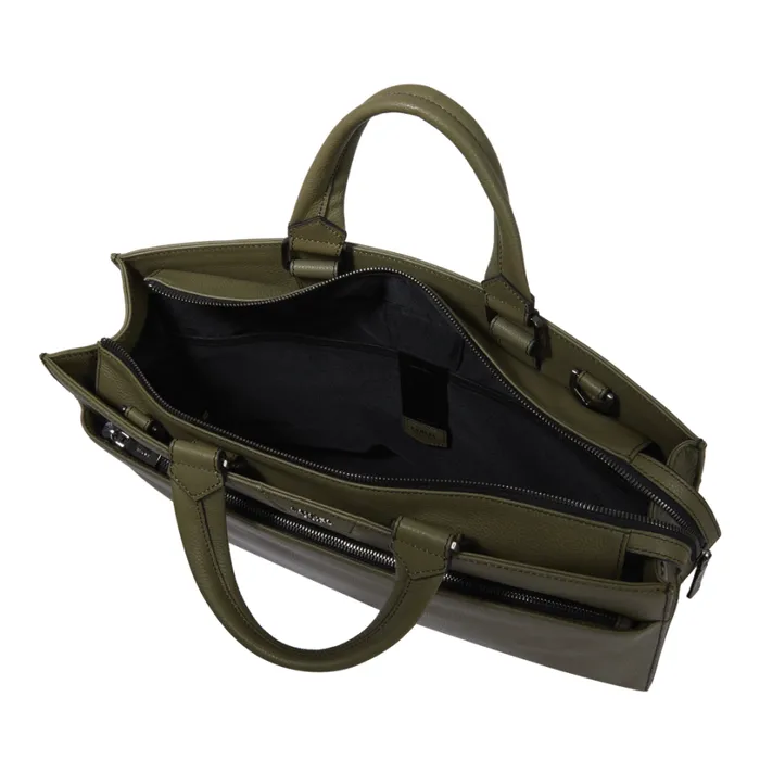 14 Doc Holder Dark Khaki Men Lancel Business Bags