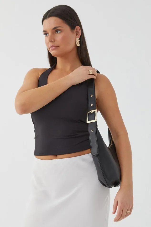 Accessories Supr Accessories Buckle Shoulder Bag Blackgold