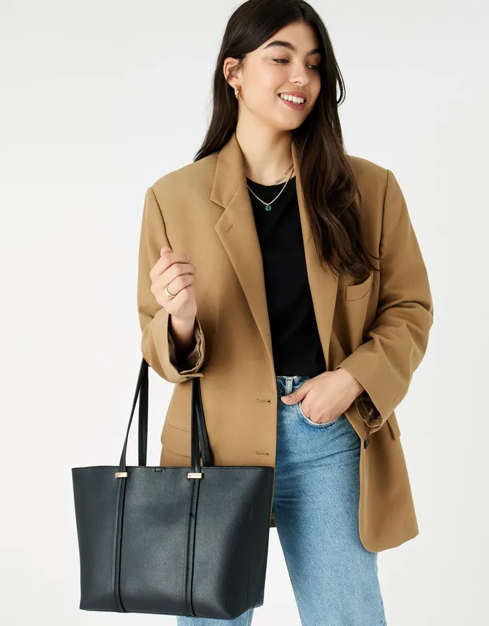 Accessorize Ali Tote Bag Black Women Tote and Shopper Bags