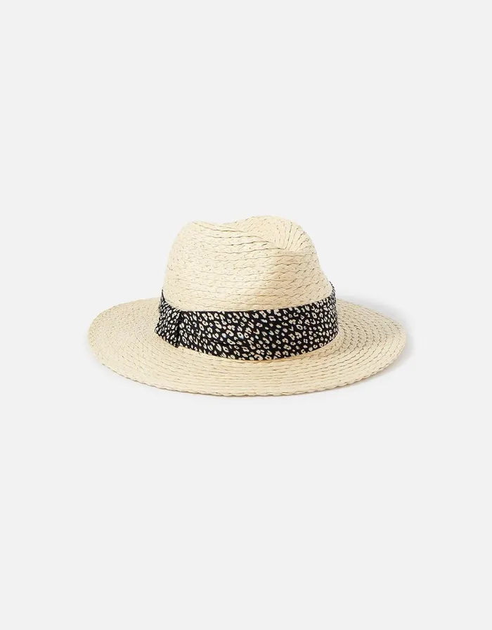 Accessorize Arabella Animal Trilby Hat Natural Natural Women Hats