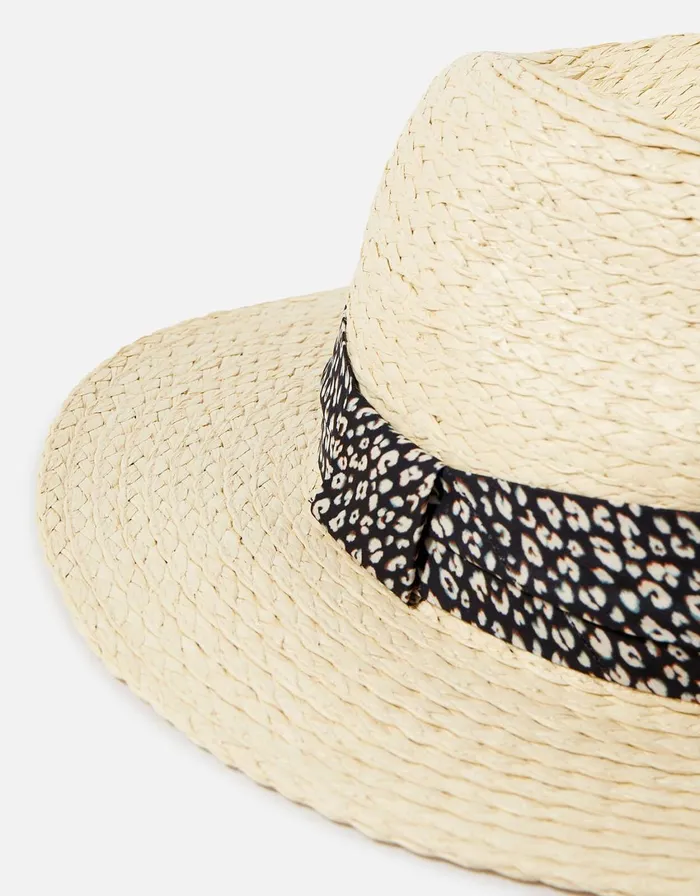 Accessorize Arabella Animal Trilby Hat Natural Natural Women Hats