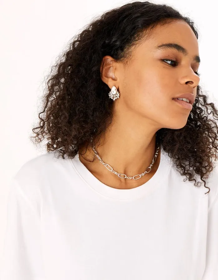 Accessorize Blue Harvest Crystal Statement Stud Earrings Women Earrings