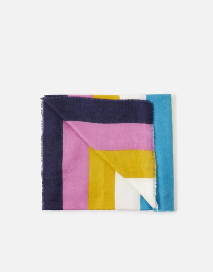 Accessorize Bright Stripe Blanket Scarf Women Scarves