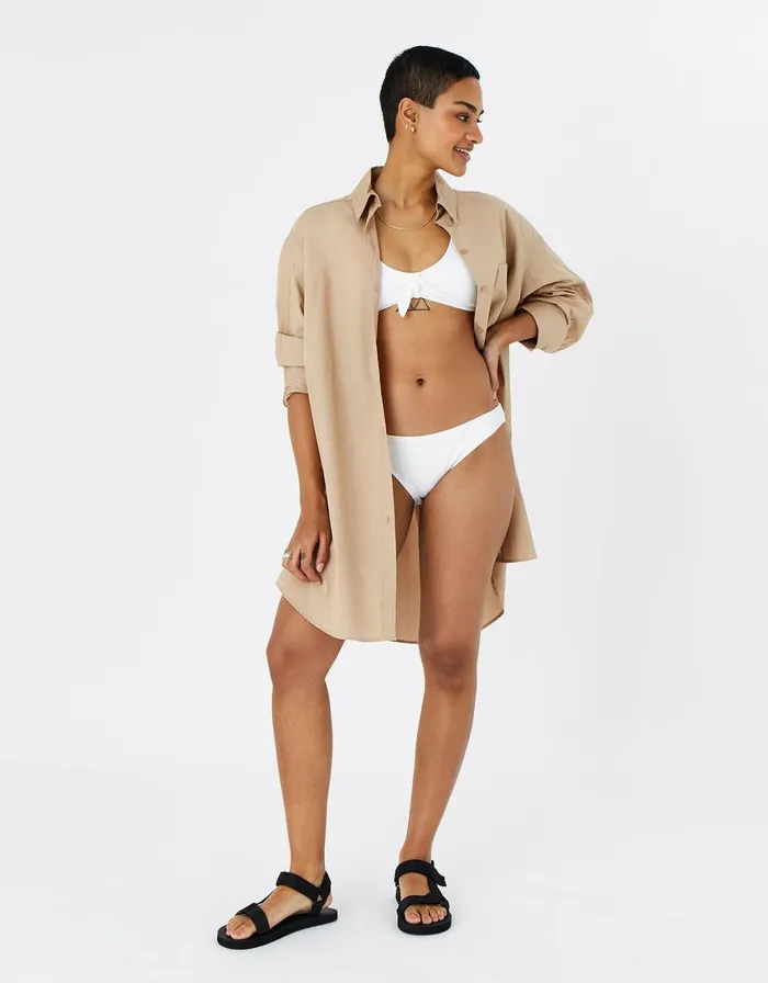 Accessorize Broderie Bikini Briefs Ivory Ivory Women Bikinis