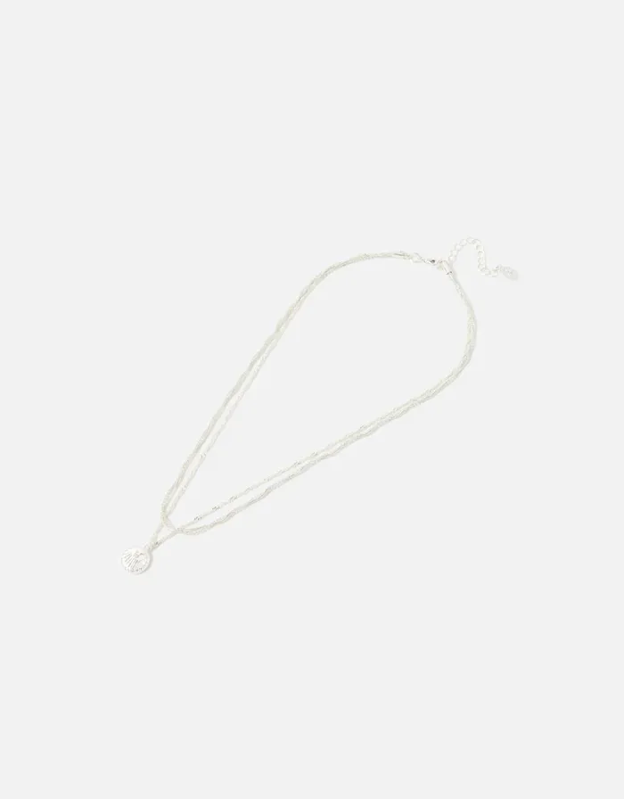Accessorize Chain And Coin Necklace Women Necklaces