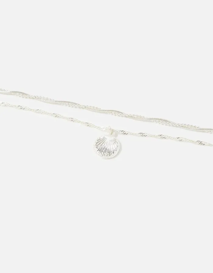 Accessorize Chain And Coin Necklace Women Necklaces