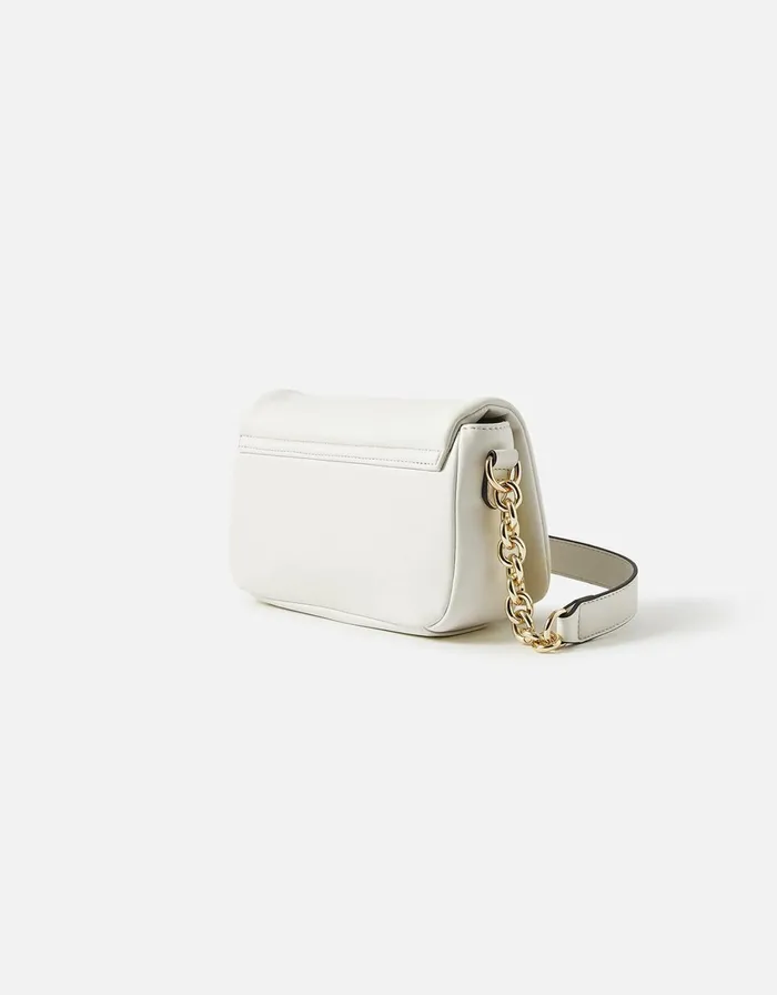 Accessorize Charli Chain CrossBody Bag White White Women CrossBody Bags