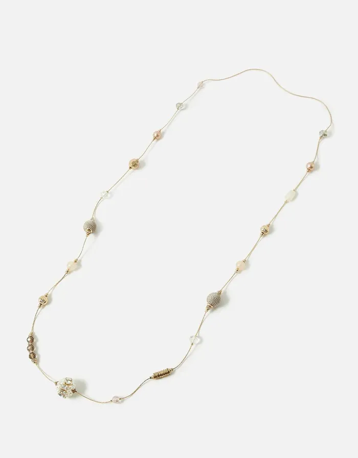 Accessorize Classic Beaded Rope Necklace Women Necklaces