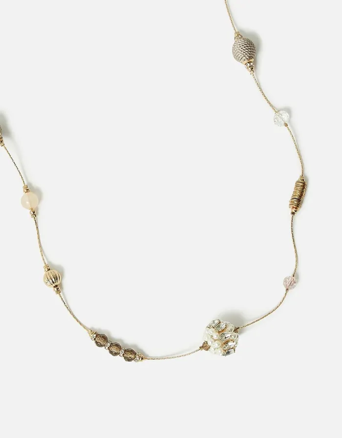 Accessorize Classic Beaded Rope Necklace Women Necklaces