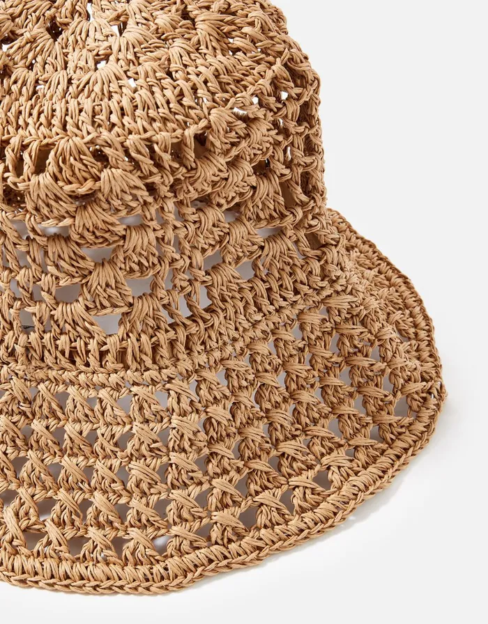 Accessorize Crochet Bucket Hat Women Hats