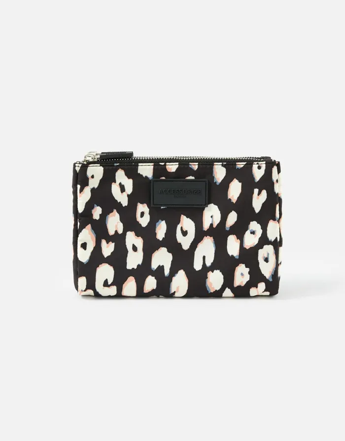 Accessorize Double Zip Printed Pouch Women Purses and Wallets