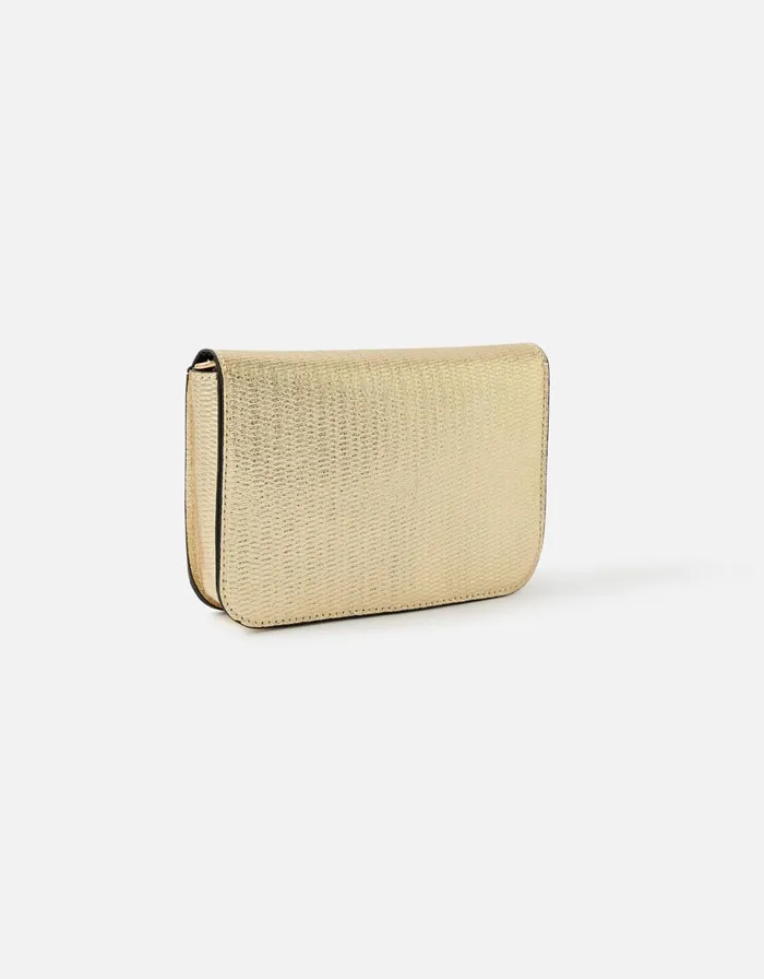 Accessorize Erin CrossBody Bag Gold Women CrossBody Bags