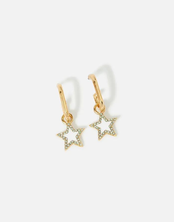 Accessorize Eye Candy Chubby Star Earrings Women Earrings
