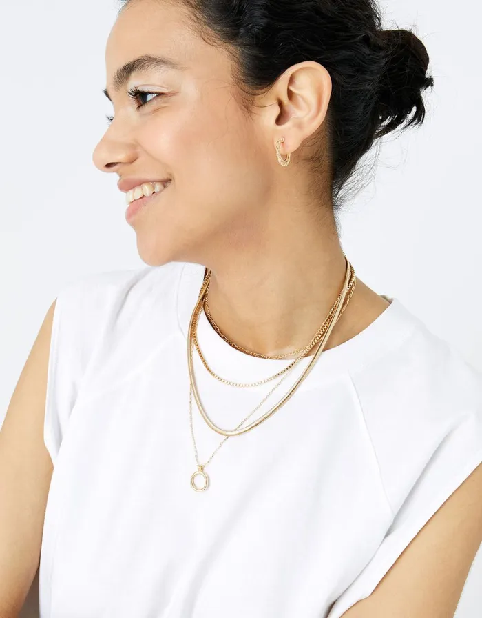 Accessorize Eye Candy Twisted Detail Hoop Earrings Women Earrings