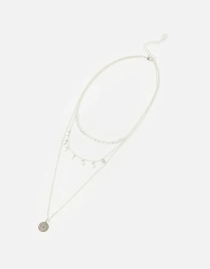 Accessorize Filigree Multirow Necklace Women Necklaces