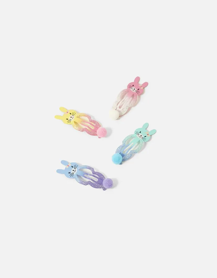 Accessorize Girls Bunny Hairclip Set Girls Hair Accessories