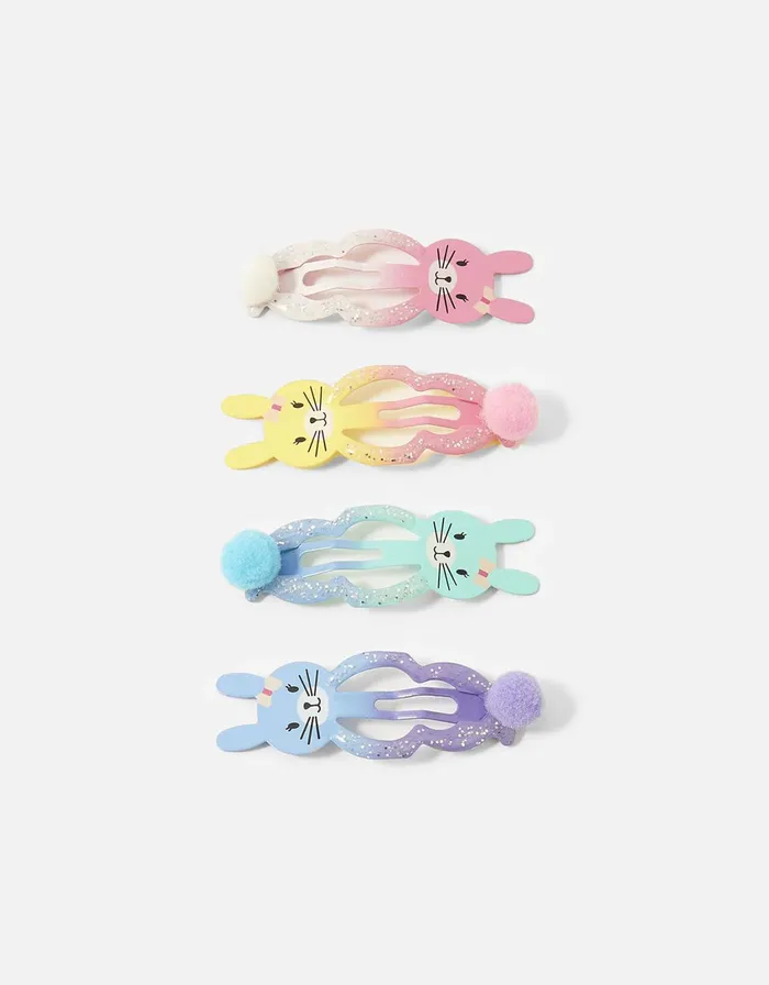 Accessorize Girls Bunny Hairclip Set Girls Hair Accessories
