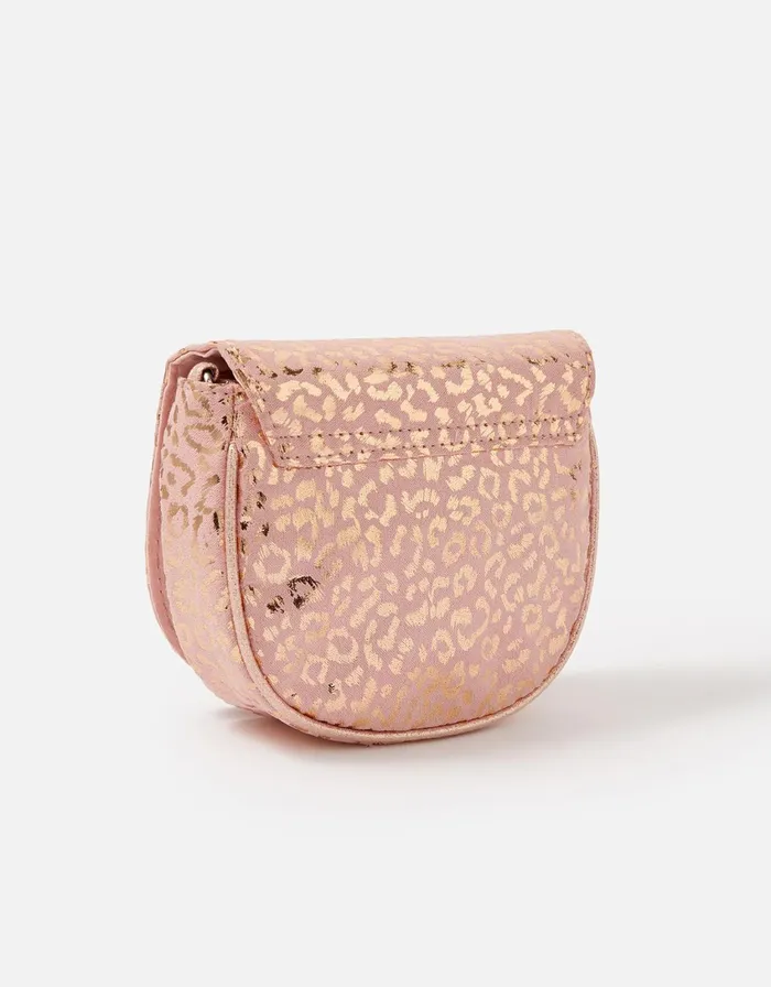 Accessorize Girls Cat Leopard Print CrossBody Bag Girls Bags