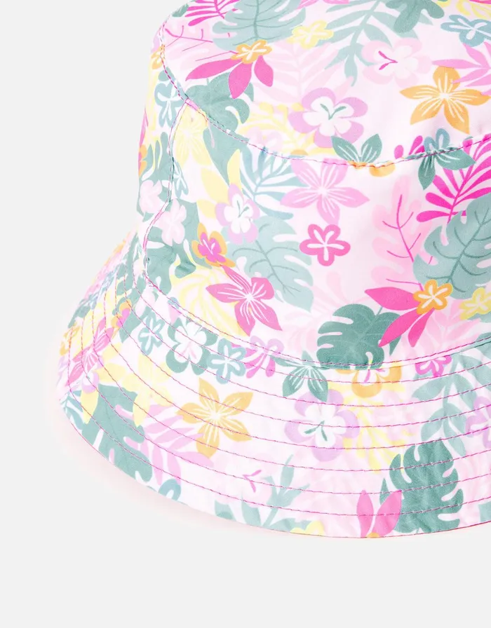 Accessorize Girls Tropical Reversible Bucket Hat Multi Brightsmulti Girls Accessories