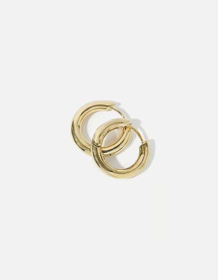 Accessorize GoldPlated Chunky Hoop Earrings Women Earrings