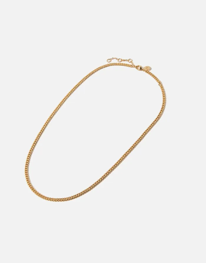 Accessorize GoldPlated Curb Chain Necklace Women Necklaces