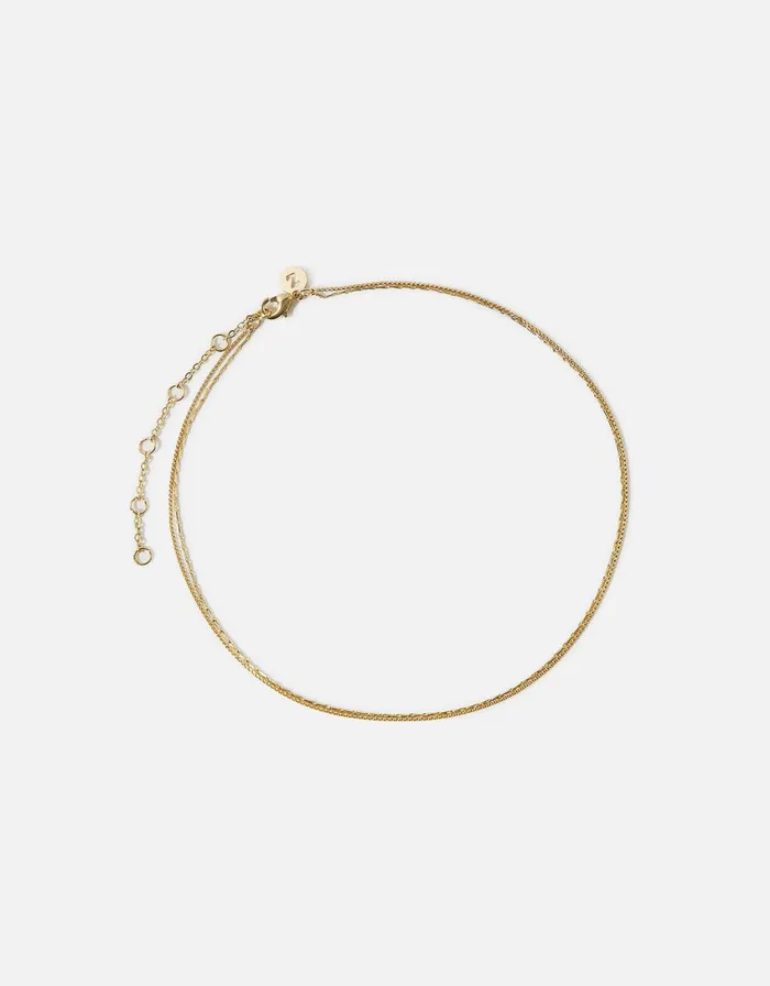 Accessorize GoldPlated Layered Choker Women Necklaces