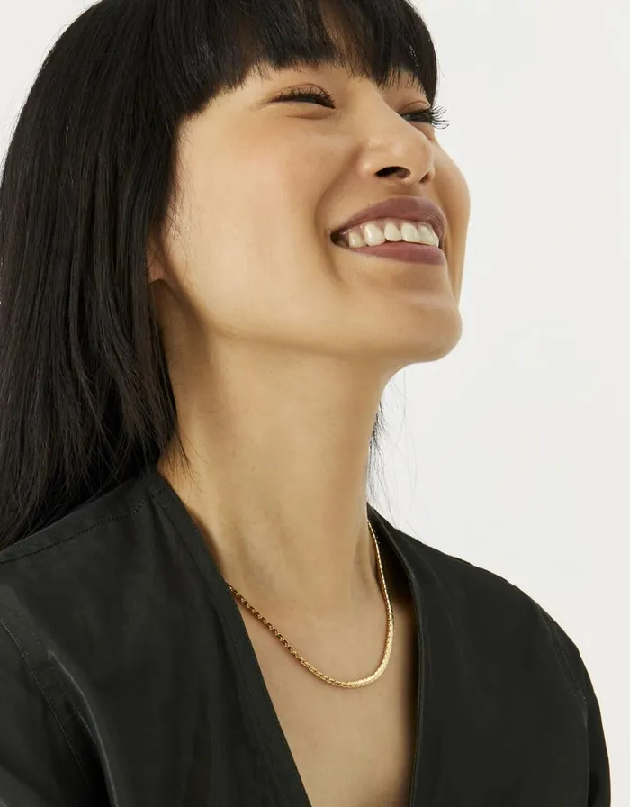 Accessorize GoldPlated Snake Chain Necklace Women Necklaces