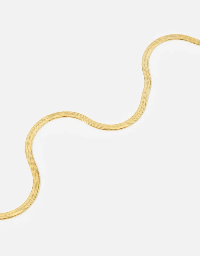Accessorize GoldPlated Snake Chain Necklace Women Necklaces