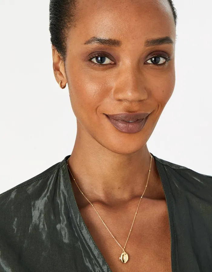 Accessorize GoldPlated Star Locket Pendant Necklace Women Necklaces
