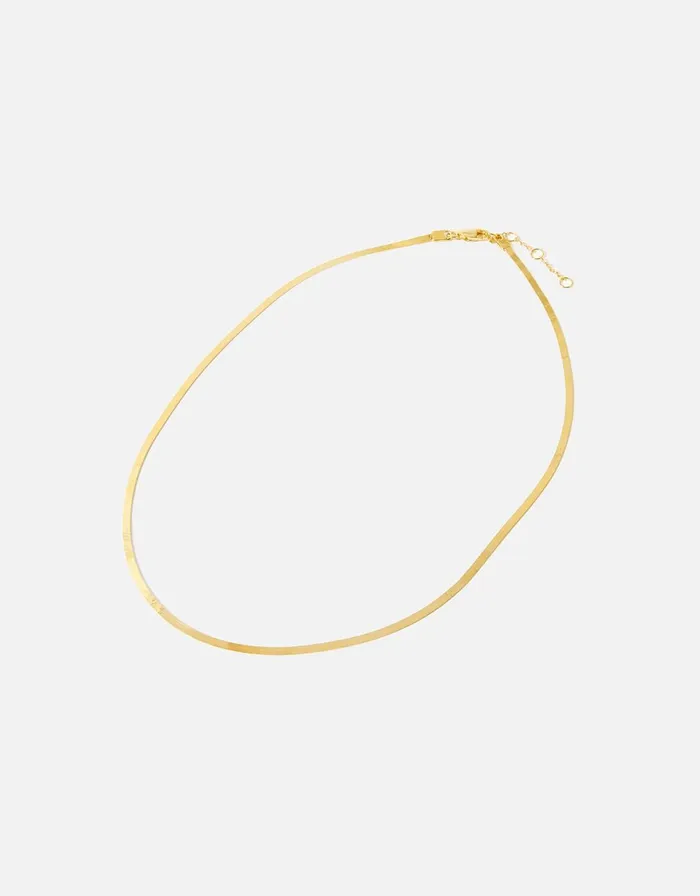 Accessorize Gold Vermeil Omega Chain Necklace Women Necklaces