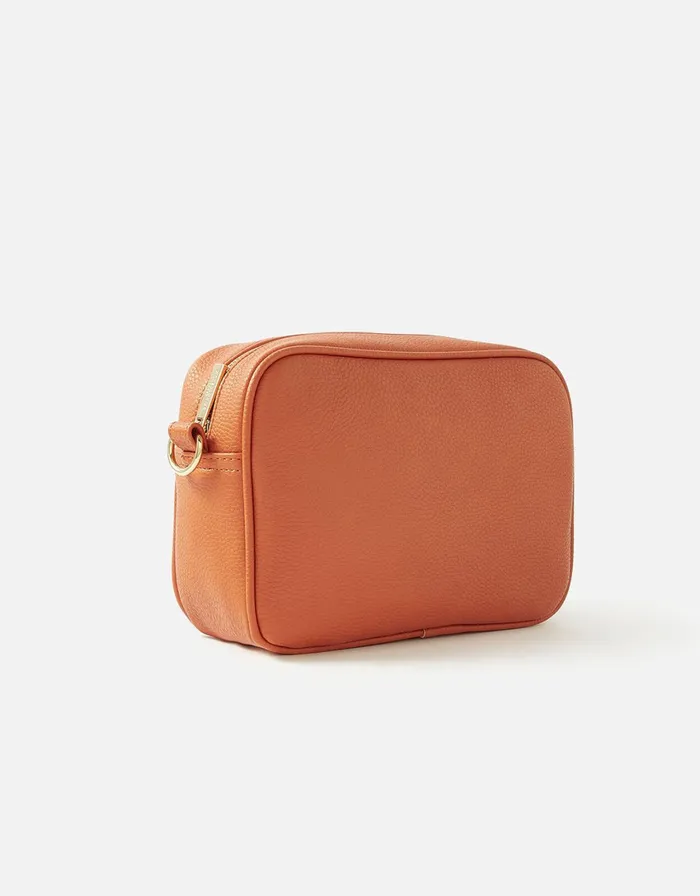 Accessorize Leopard Strap Camera Bag Orange Orange Women CrossBody Bags