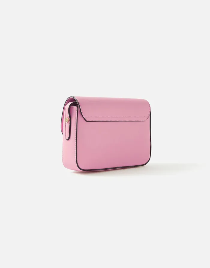 Accessorize Lexi Lock CrossBody Bag Pink Pink Women CrossBody Bags