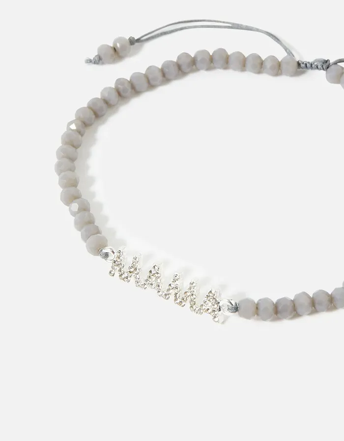 Accessorize Mama Facet Bead Bracelet Women Bracelets