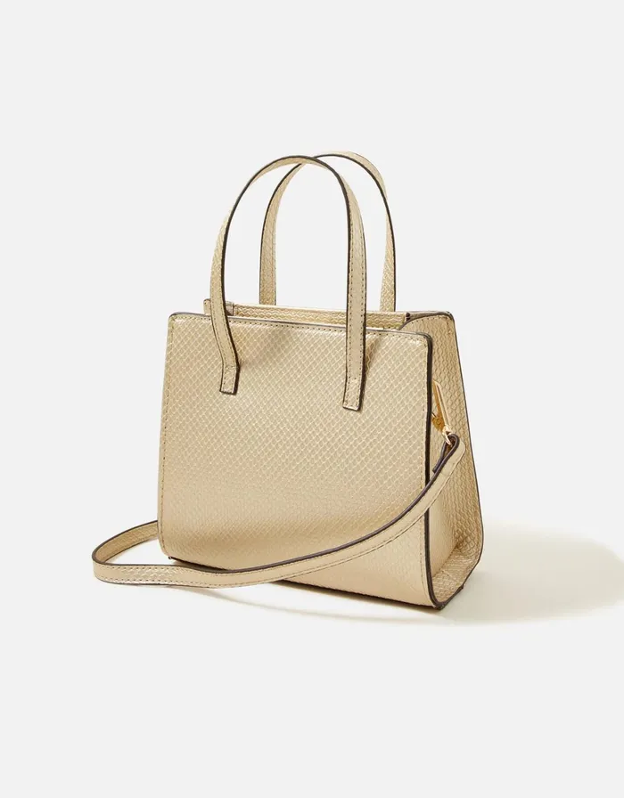 Accessorize Metallic Handheld Bag Women CrossBody Bags