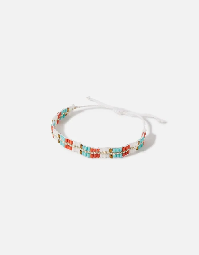 Accessorize Miyuki Bead Anklet Women Anklets