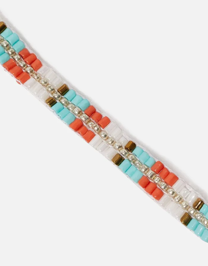Accessorize Miyuki Bead Anklet Women Anklets