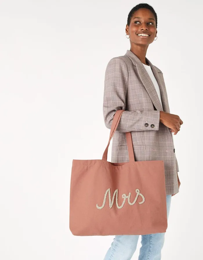 Accessorize MRS Bridal Shopper Bag Women Tote and Shopper Bags