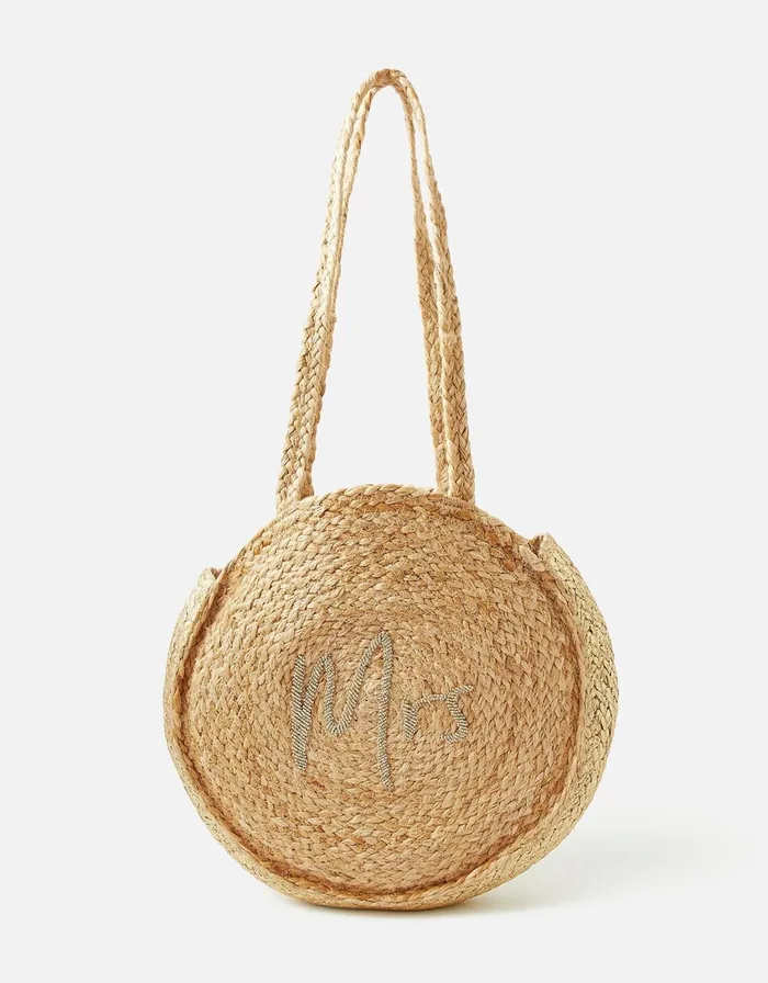 Accessorize Mrs Large Circle Shoulder Bag Women Beach Bags