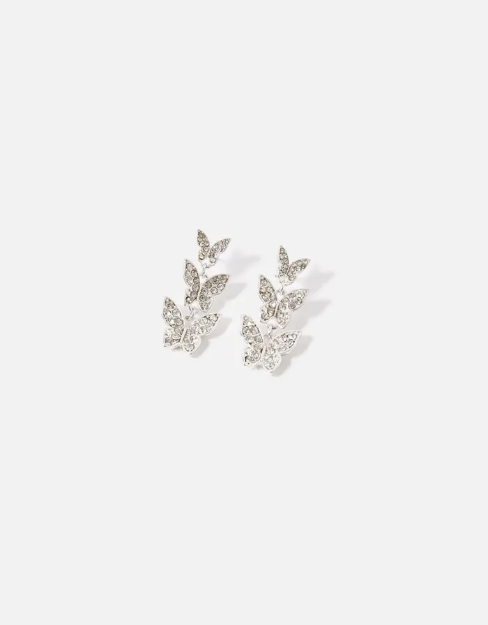 Accessorize New Decadence Butterfly Short Drop Women Earrings