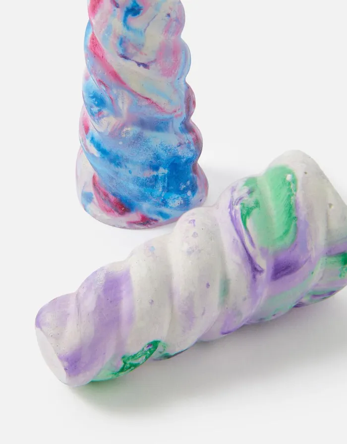 Accessorize Ombre Unicorn Horn Chalk Set GirlsWomen Stationery
