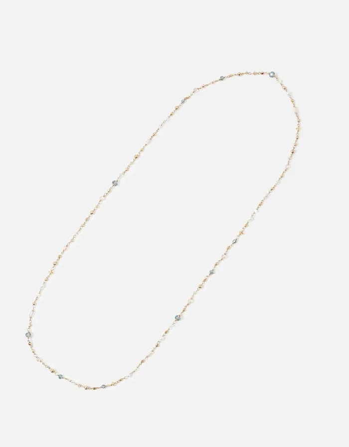 Accessorize Pastel Pop Extra Long Beaded Rope Necklace Women Necklaces