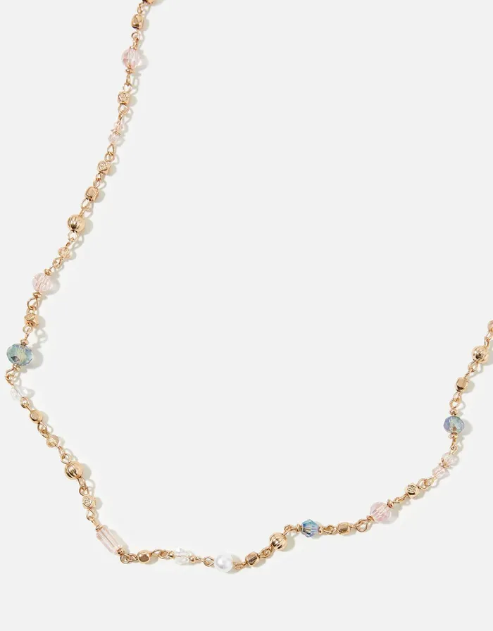 Accessorize Pastel Pop Extra Long Beaded Rope Necklace Women Necklaces