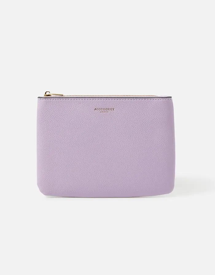 Accessorize Pippa Pouch Purple Lilac Women Purses and Wallets