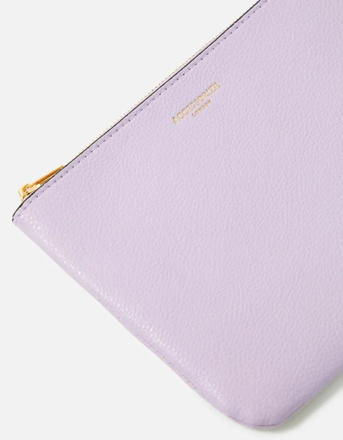 Accessorize Pippa Pouch Purple Lilac Women Purses and Wallets