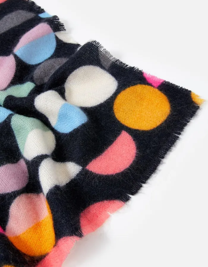 Accessorize Retro Spot Blanket Scarf Women Scarves