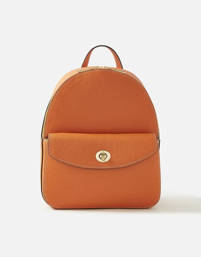 Accessorize Ricki Small Backpack Orange Orange Women Backpacks