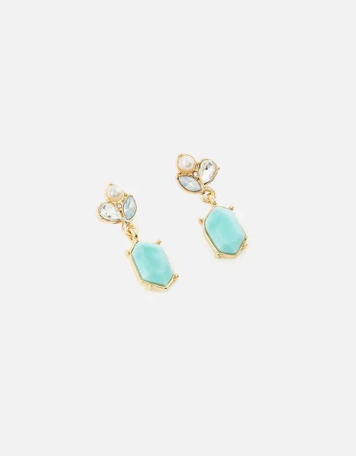 Accessorize Romantic Ramble Crystal Pearl Drop Earrings Women Earrings